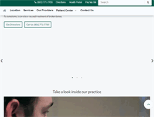 Tablet Screenshot of laytonfamilymedicine.com